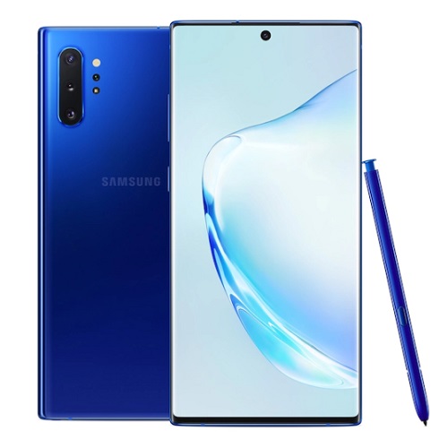 buy Cell Phone Samsung Galaxy Note 10 Plus SM-N975U 256GB - Aura Blue - click for details